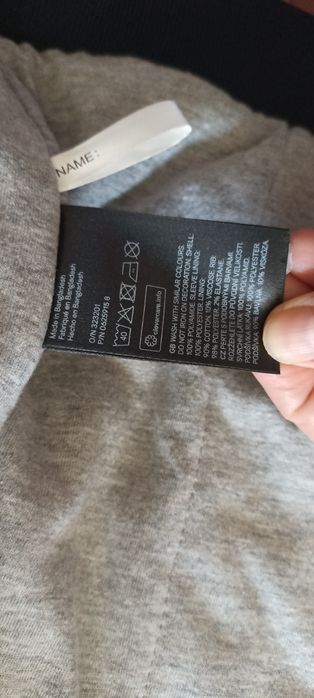 Casaco bomber azul da H&M usado uma vez ,8-9 anos