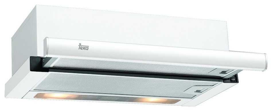 Srebrny okap kuchenny teleskopowy podszafkowy Teka 60cm