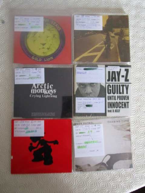 cd singles morrisey fugees kaiser chiefs artic monkeys jamiroquai moby