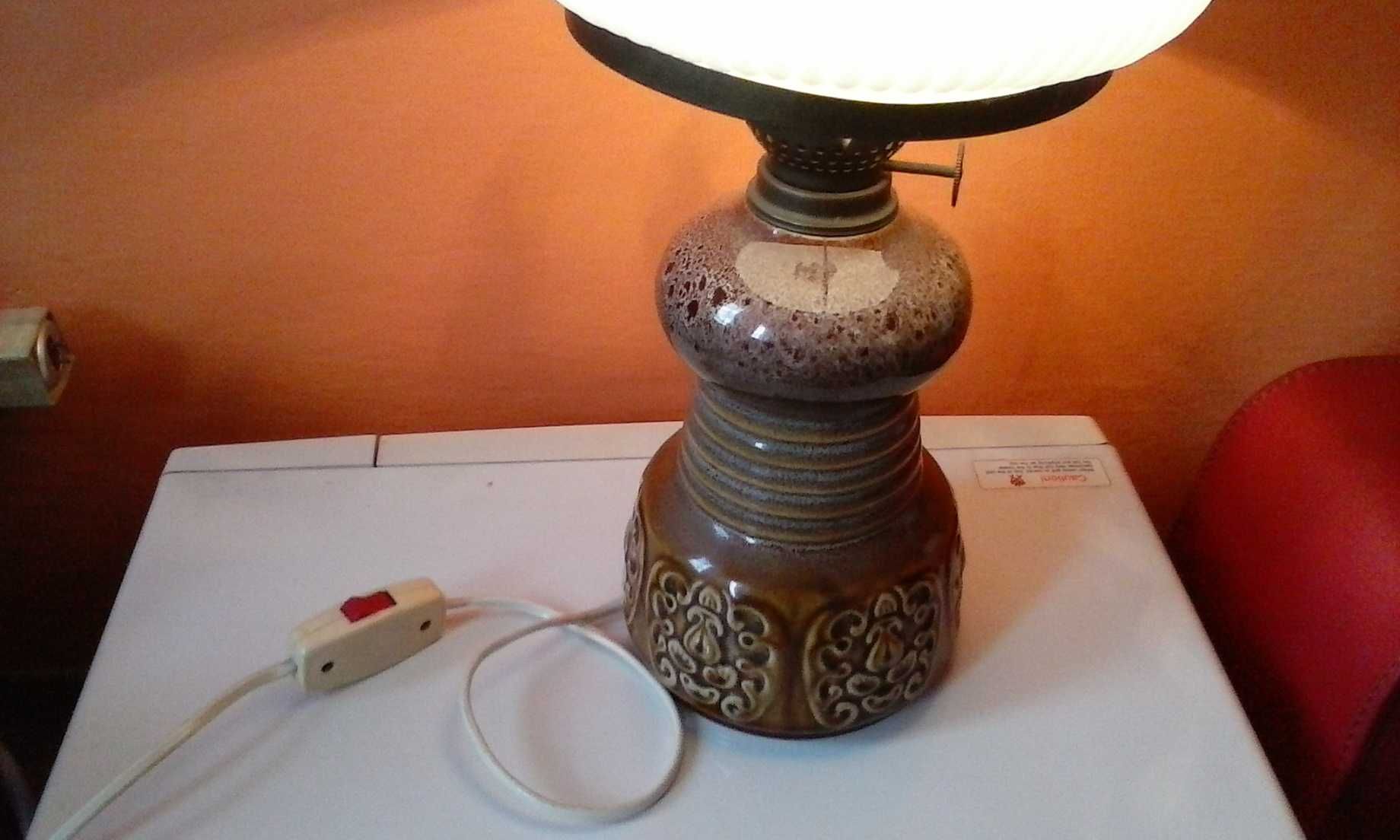 Lampa lampka nocna z czasów PRL