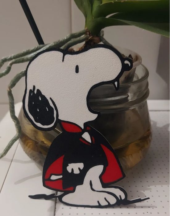 Boneco Snoopy Dracula Estilo Halloween Personalizável