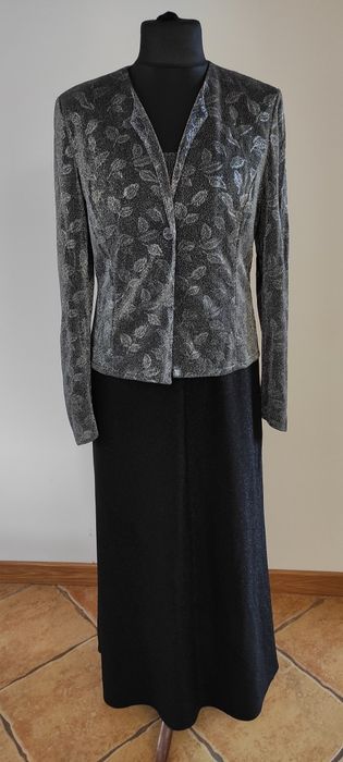 Elegancka sukienka maxi z marynarka