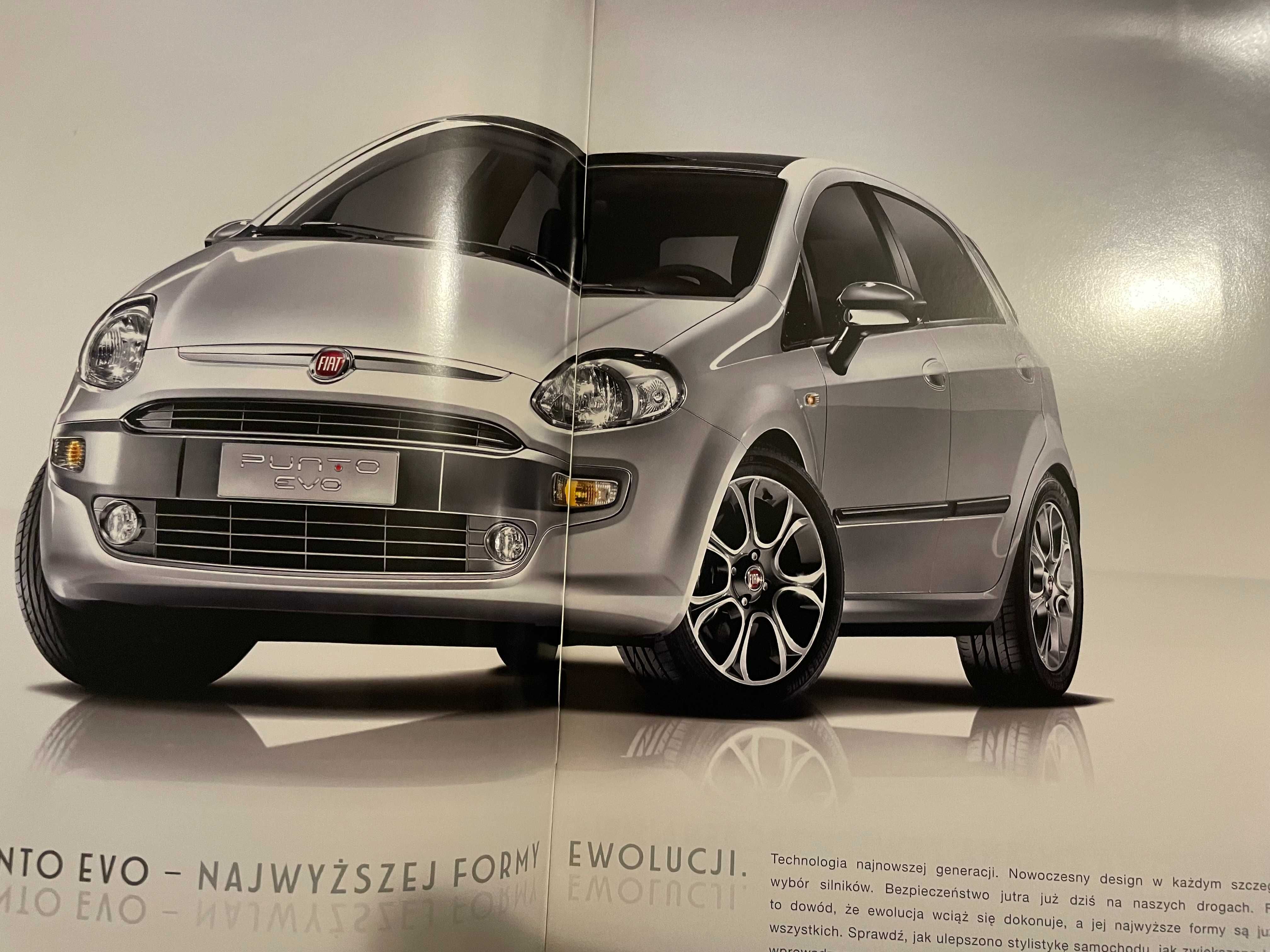 Katalog prospekt Fiat Punto Evo 24 strony 2009 r. język PL