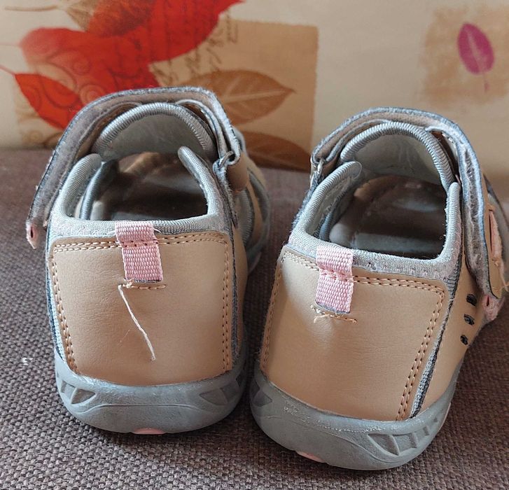 Sandały buty 29 sportowe wkł. SKÓRA rzep miękkie AXIM 1116