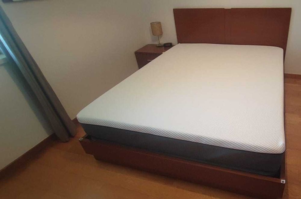 Cama + estrado + colchão EMMA 160x200