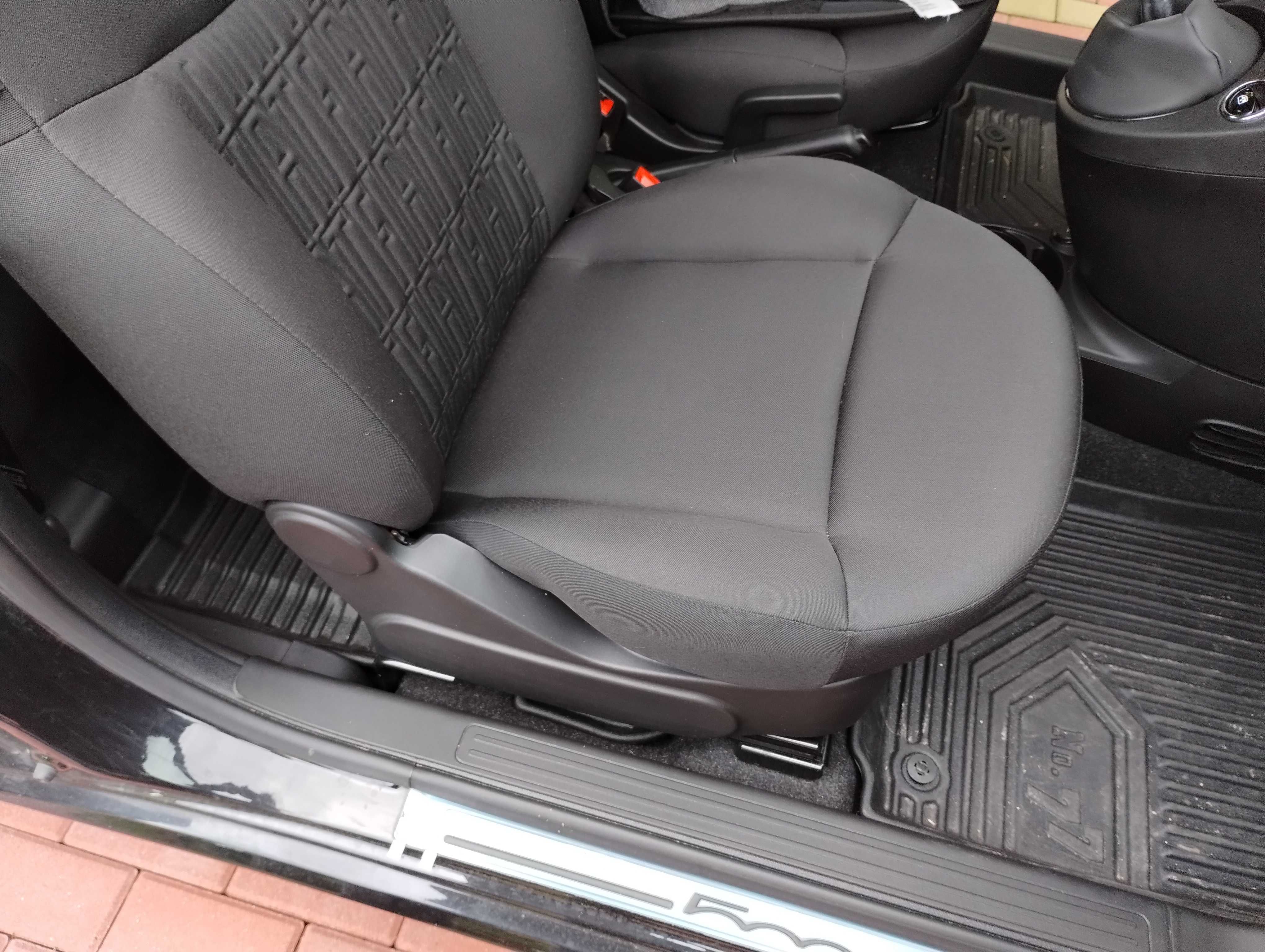 fiat 500 salon PL, 1 wł, bezwypadkowy, bezkolizyjny, serwis ASO