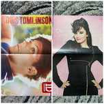 Plakat dwustronny funclub Demi Lovato Louis Tomlinson
