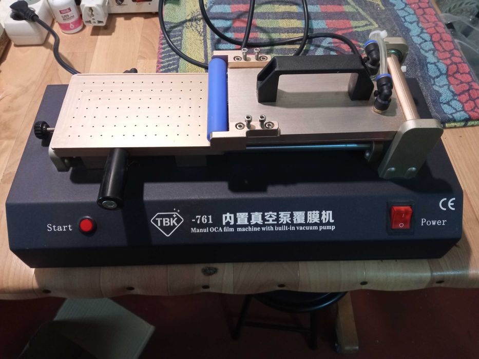 Ламінатор дисплеїв для нанесення ОСА TBK-761 з компресором