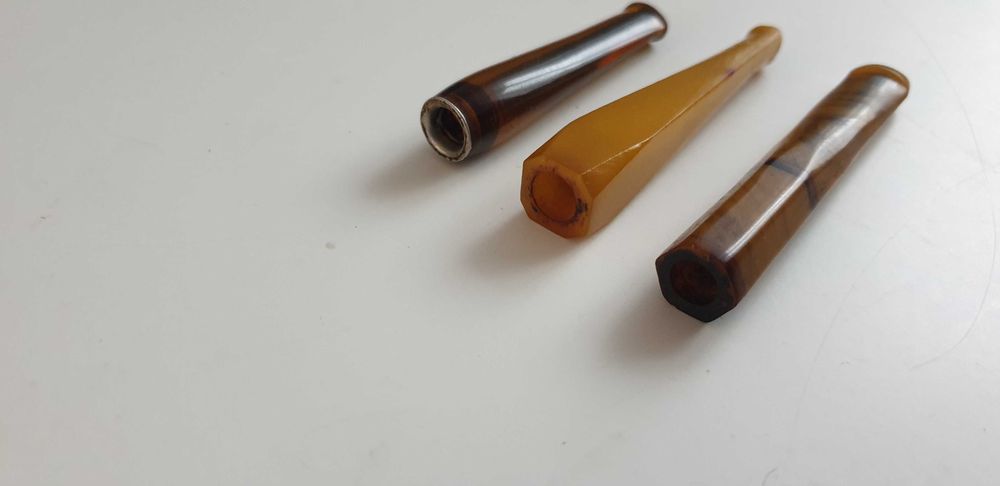 Starocie z Gdyni - Lufka z ebonitu - zestaw 3szt. z czasów PRL