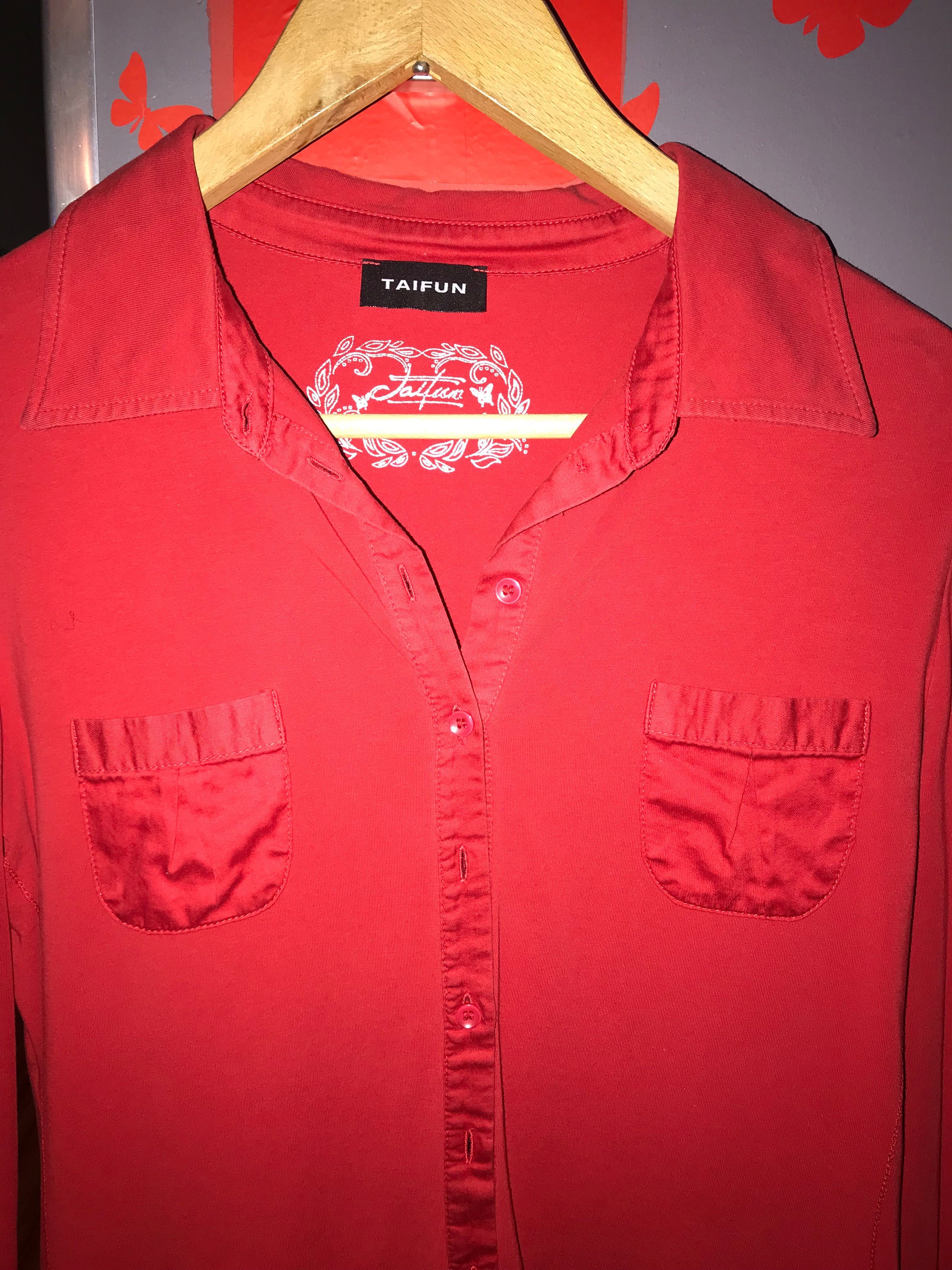 Koszula bluzka elegancka czerwona M