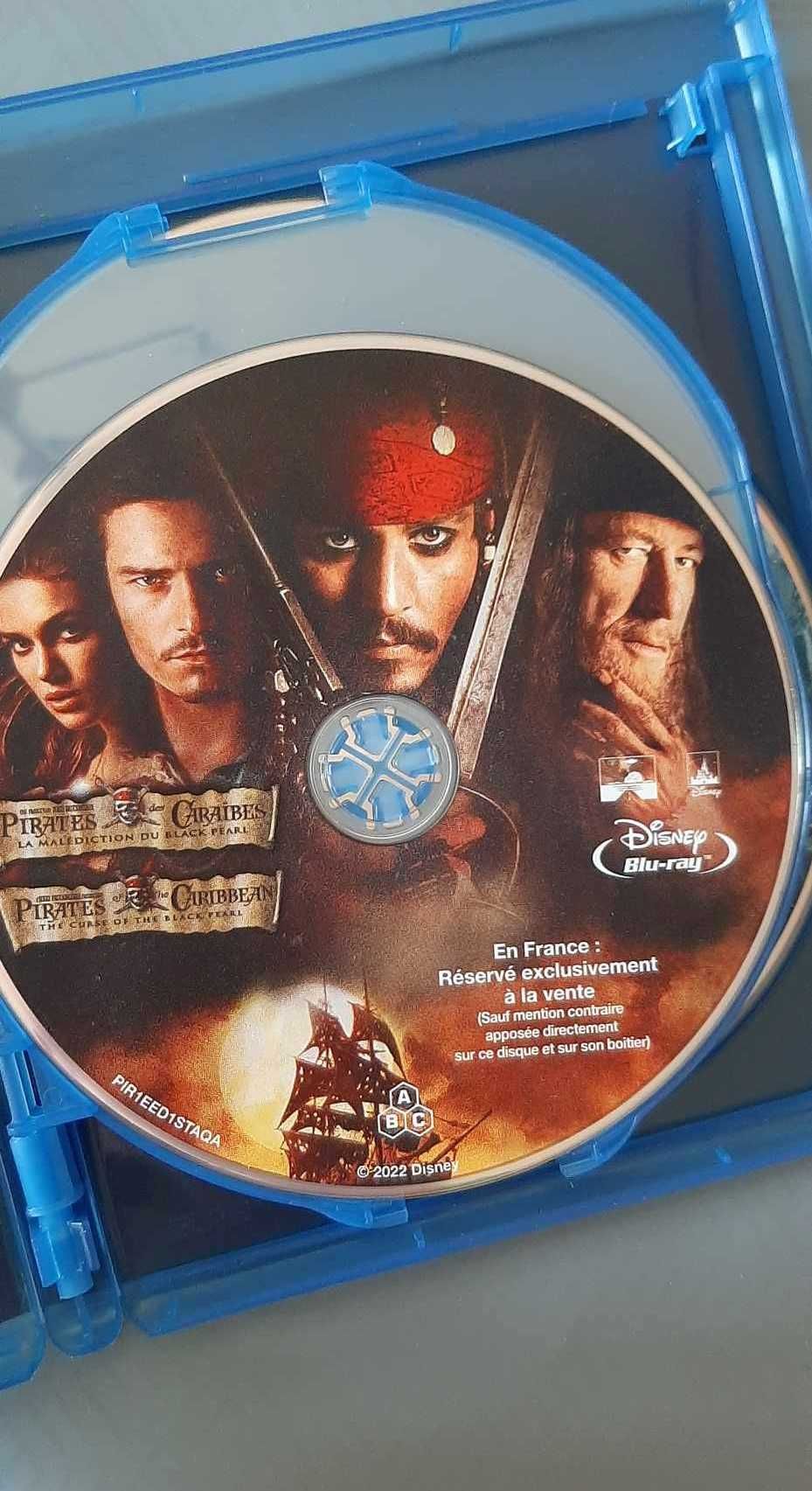 Piraci z Karaibów Pirates 1-5 set Blu Ray w.ENG