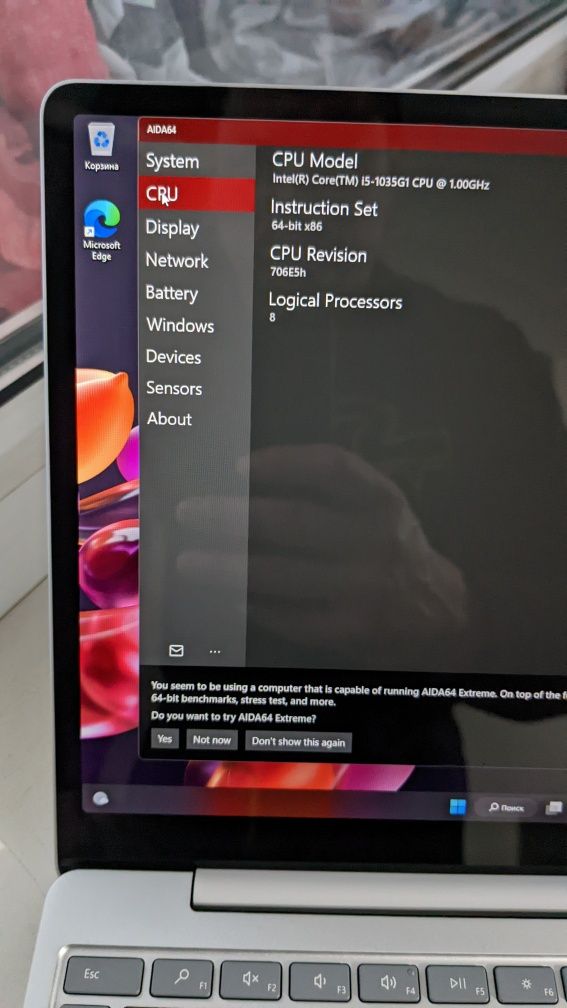 Hoyтбук/Ультрабук Microsoft Surface Laptop Go i5-1035G1 4gb/64gb #2