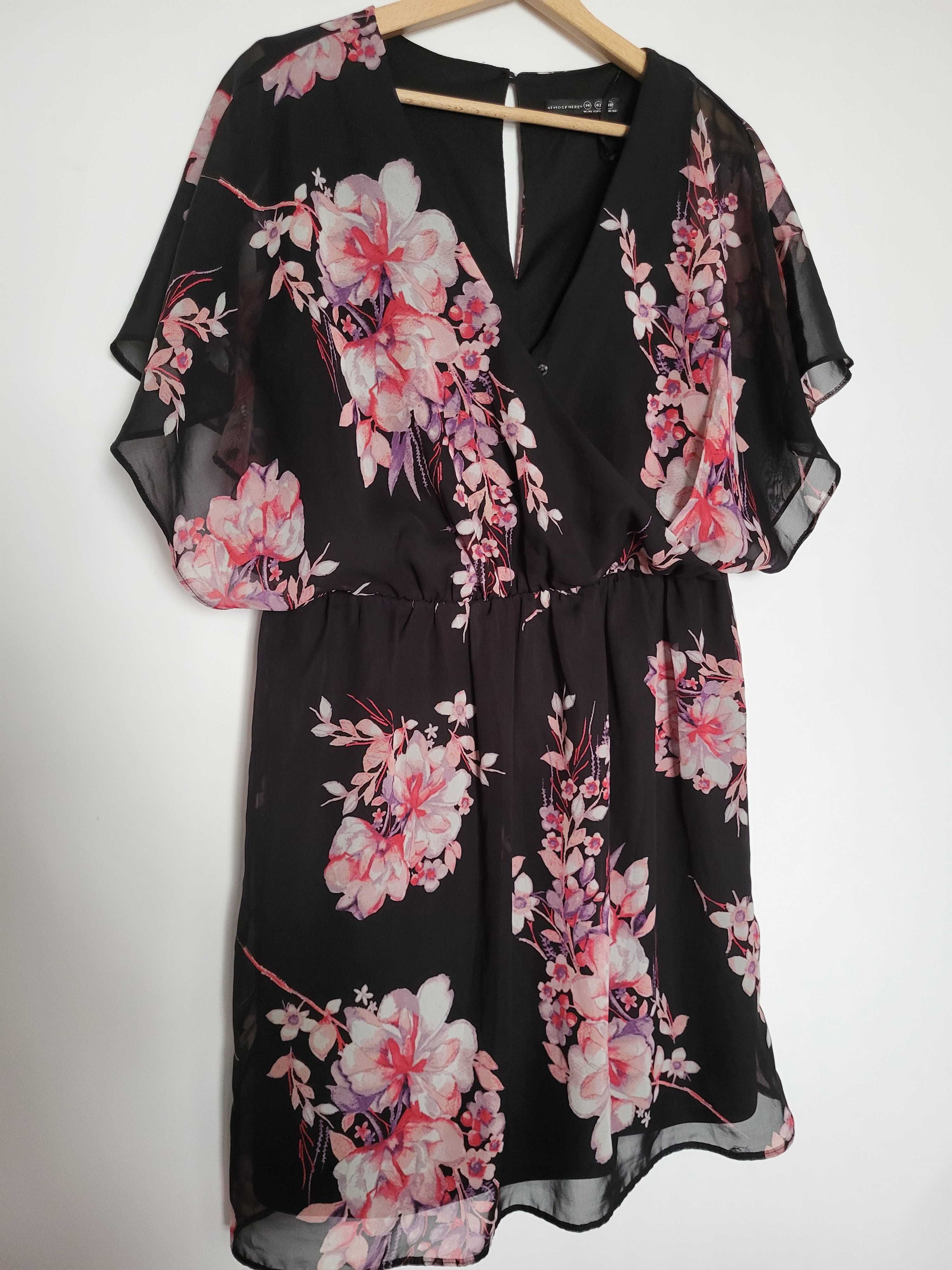 Luźna duża krótka sukienka Atmosphere 40 42 XL casual jak nowa