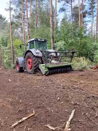 Mulczowanie, karczowanie krzaków, frezowanie pni, oczyszczanie działek