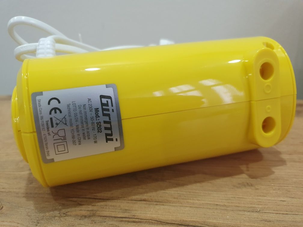 Mikser ręczny Girmi 170W żółty