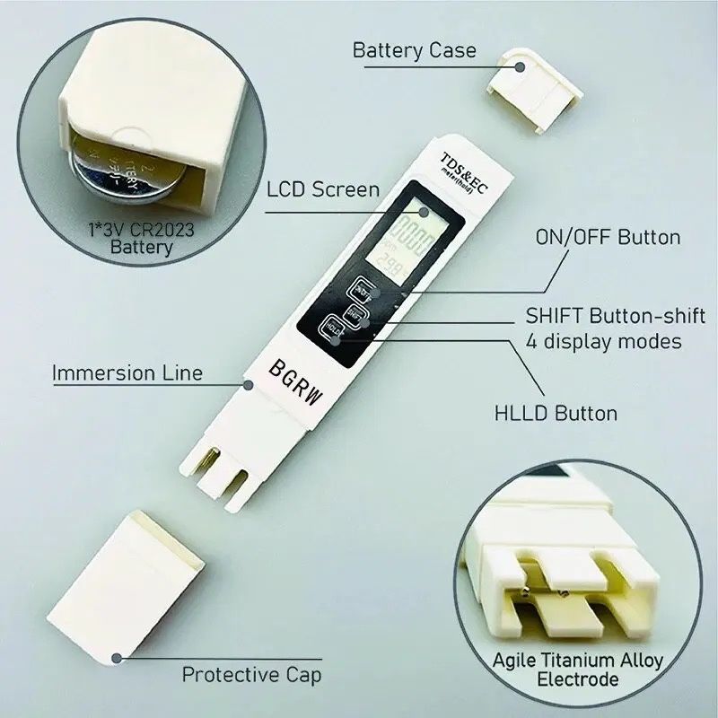 Тдс метр, tds meter, тестер якості води