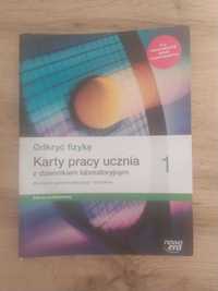 Odkryć fizykę 1  karty pracy ucznia z dziennikiem laboratoryjnym z