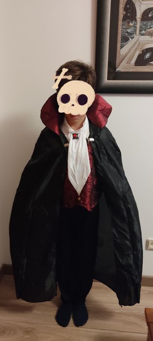 Fato Halloween / Carnaval Vampiro 10/12 anos