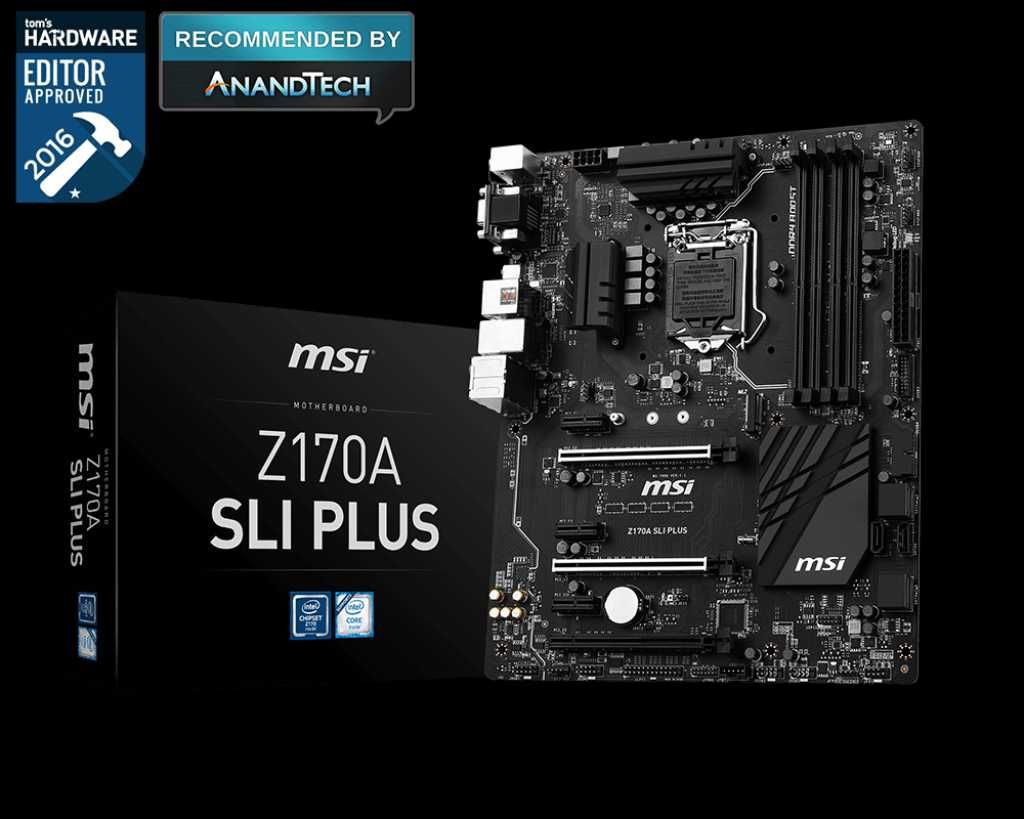 Комплект процесор i7-6700 і материнська плата Z170A SLI PLUS