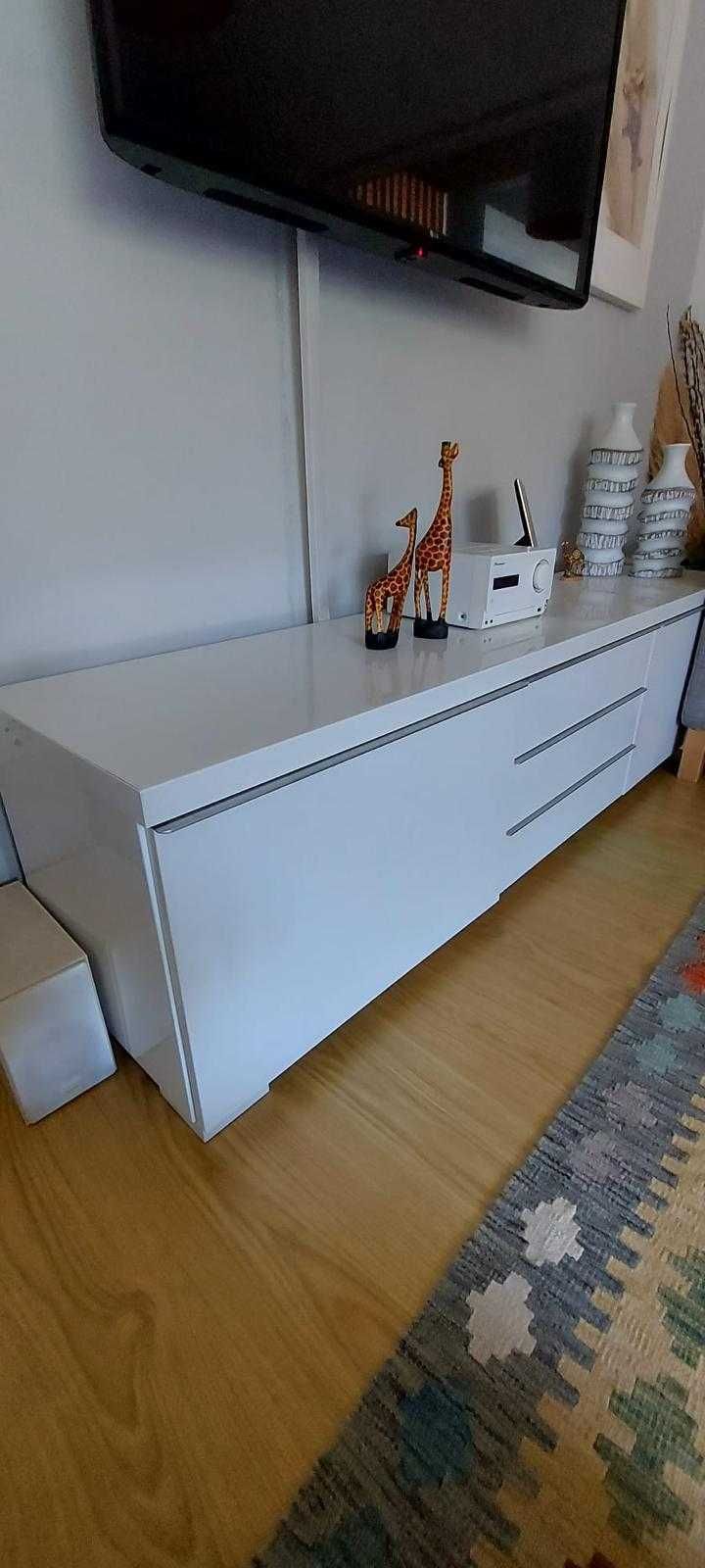 Besta Burs Móvel-tv-branca Ikea.