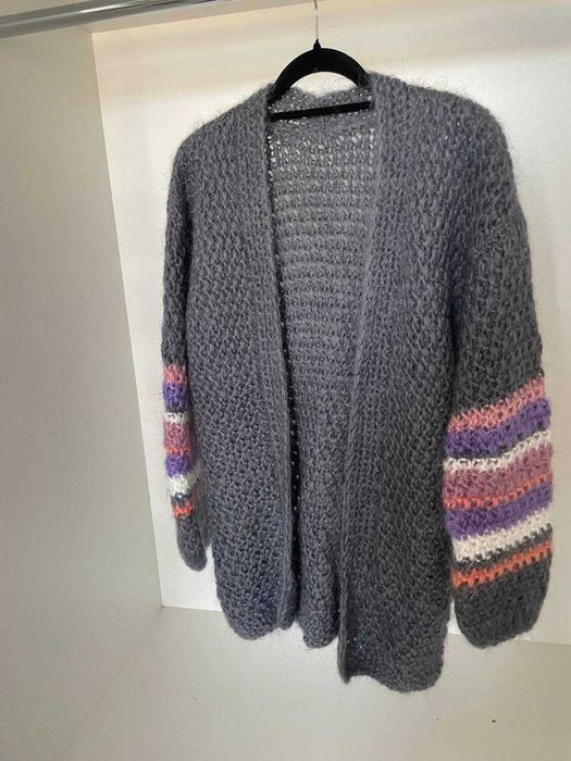 Кофта/жакет мохеровая ручной работы