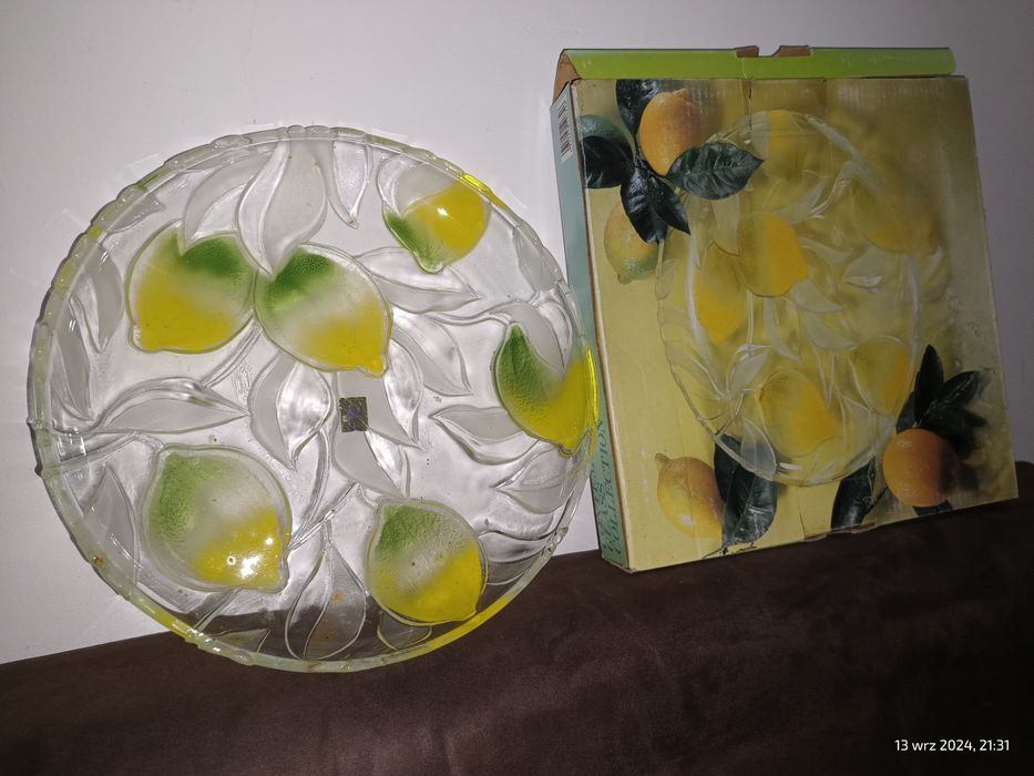 Stara -Nowa Patera Marco Road Japan Grube szkło Unikat