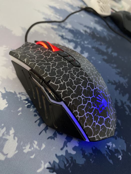 A4Tech Bloody A70 Rato USB, 4000 dpi, preto usado