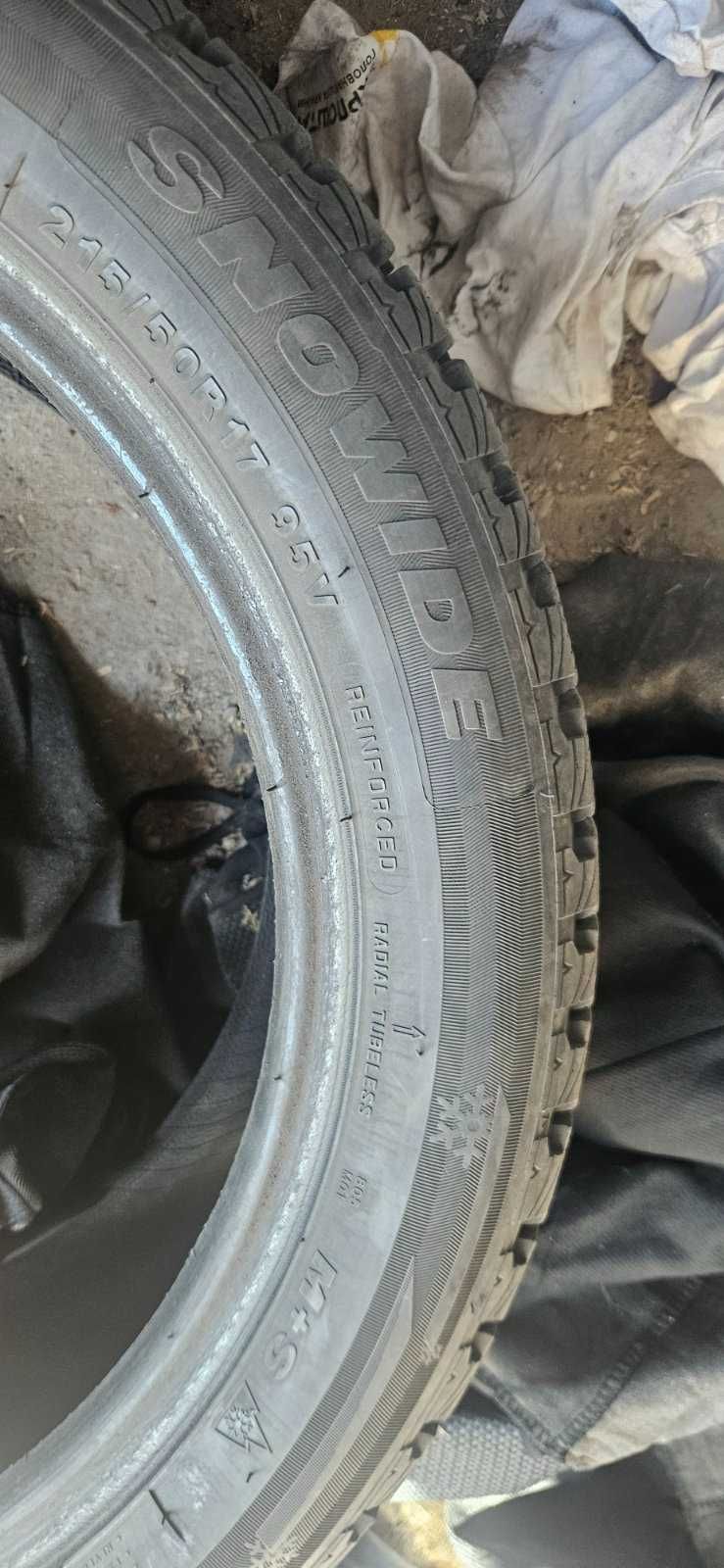 4шт R17 215 50 17 зима 215/50/17 шини покришки гума резина колеса