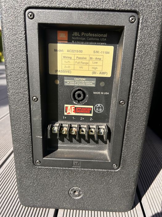 Kolumna głośnik jbl ac2215/00 instalacyjna