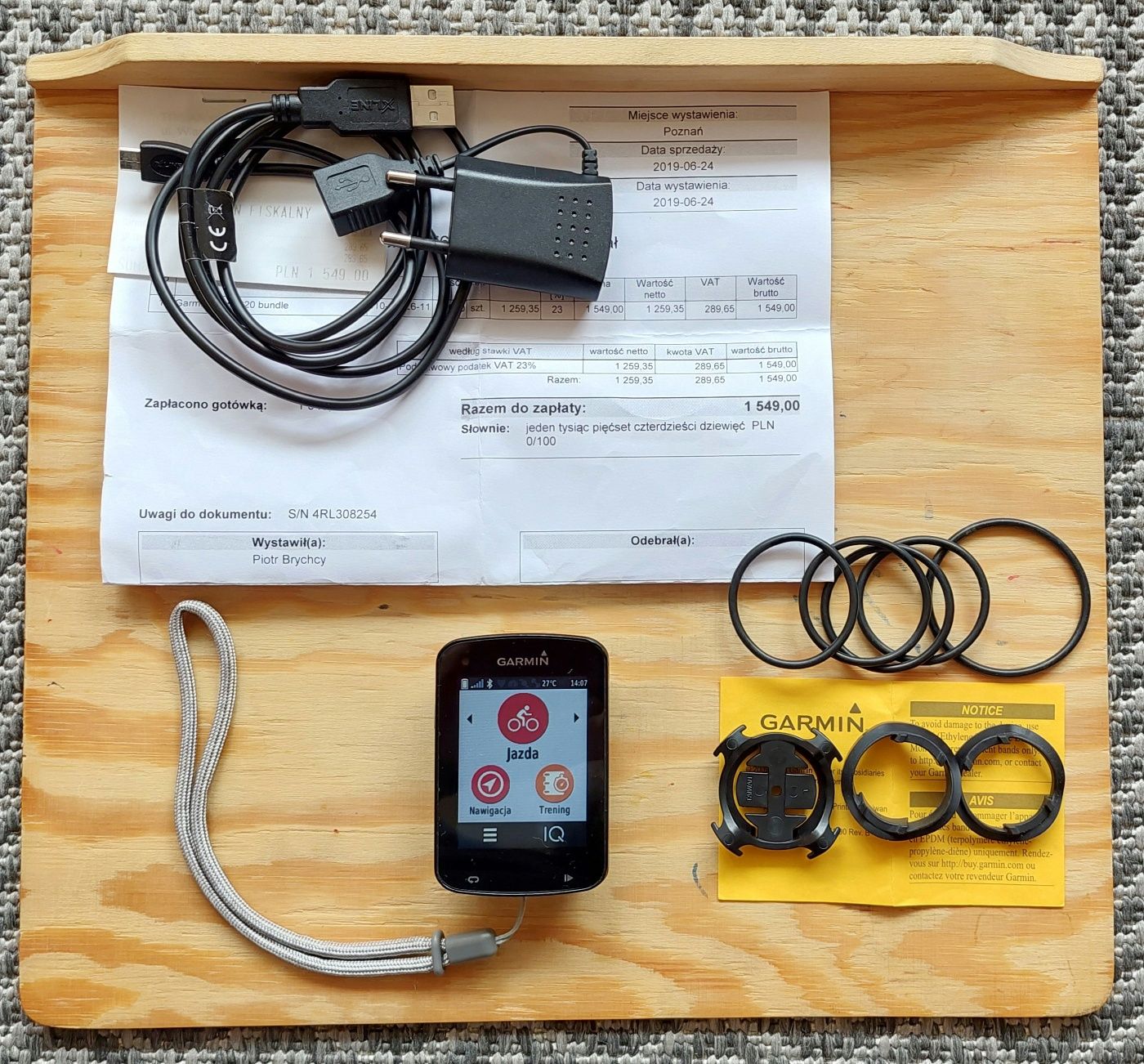 Garmin Edge 820 - licznik komputer rowerowy z GPS