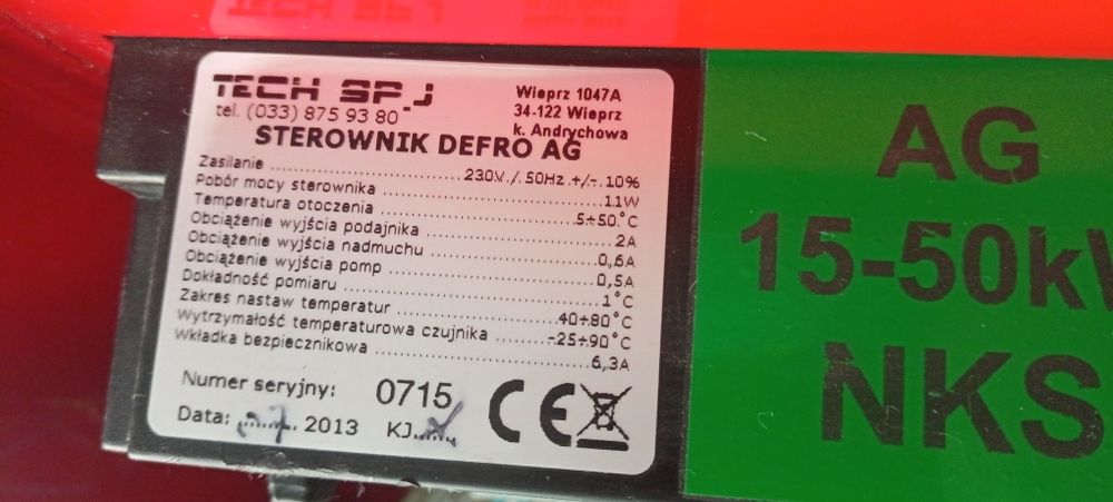 Sterownik Pieca TECH DEFRO AG
