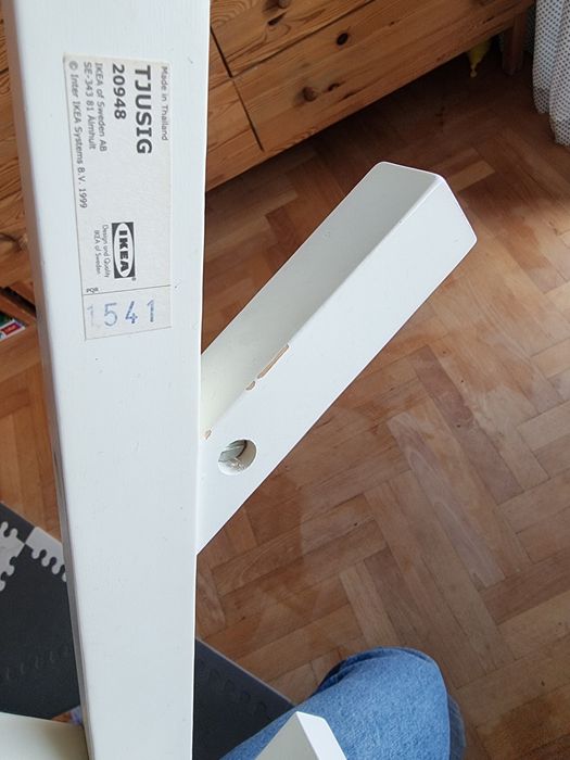 Wieszak Ikea TJUSIG biały