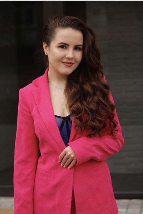 Костюм фірма Вовк vovk  брюки штани і піджак рожевий