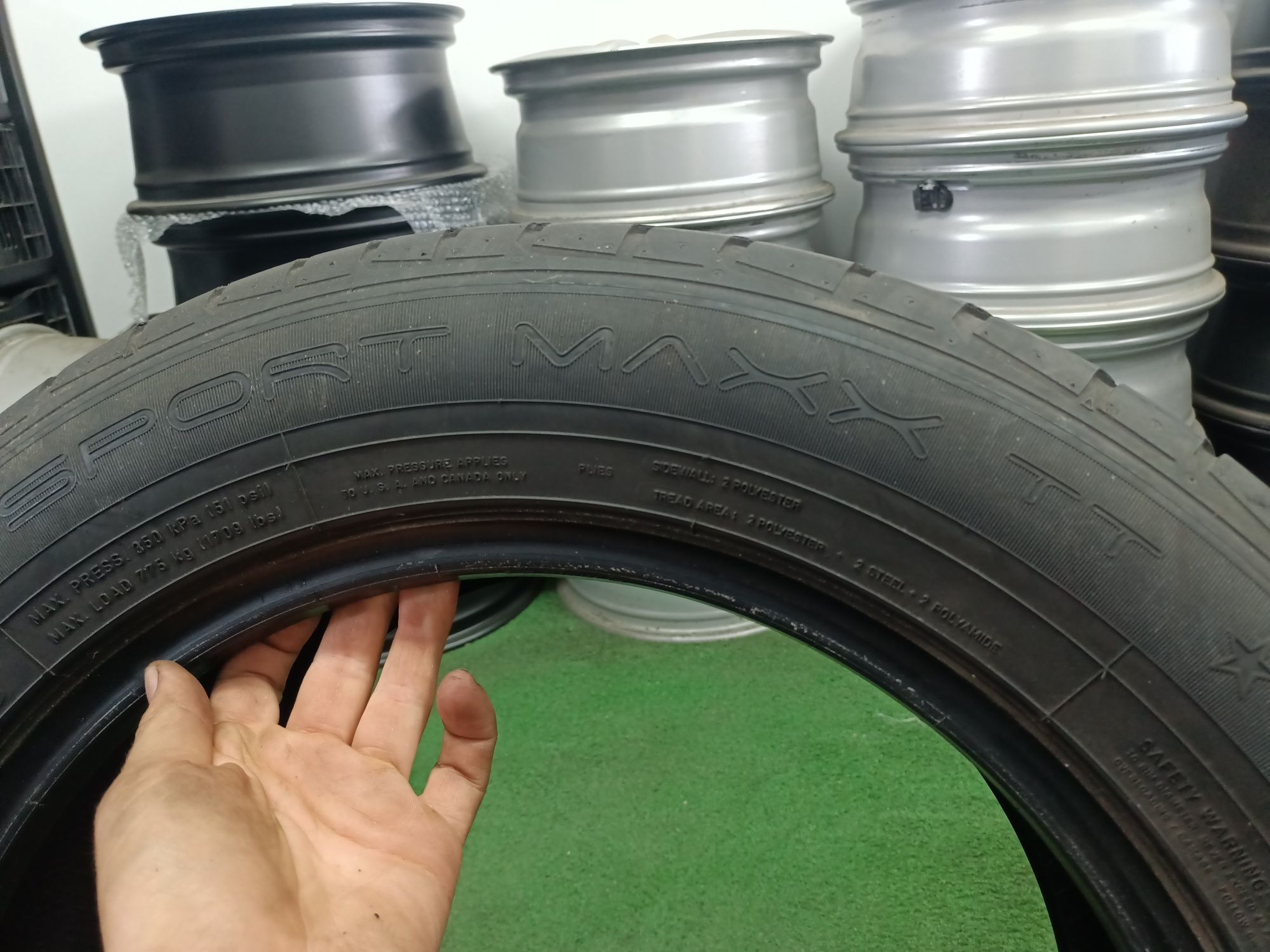 2 x 225/60/17 Dunlop Sport Maxx TT Letnie Wysyłka