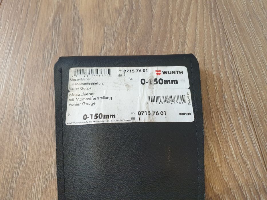 Precyzyjna profesjonalna suwmiarka Würth (Wurth) 0-150mm ±0,05mm etui