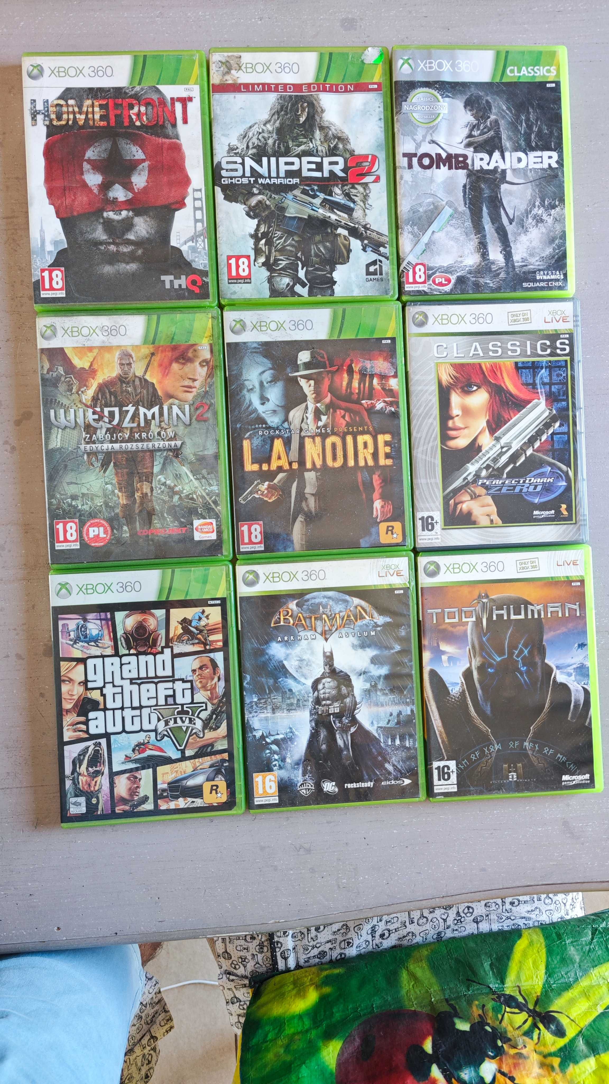 Gry Xbox 360 pakiet 27 szt.