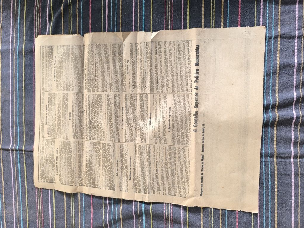 Á nação portugueza manifesto jornais