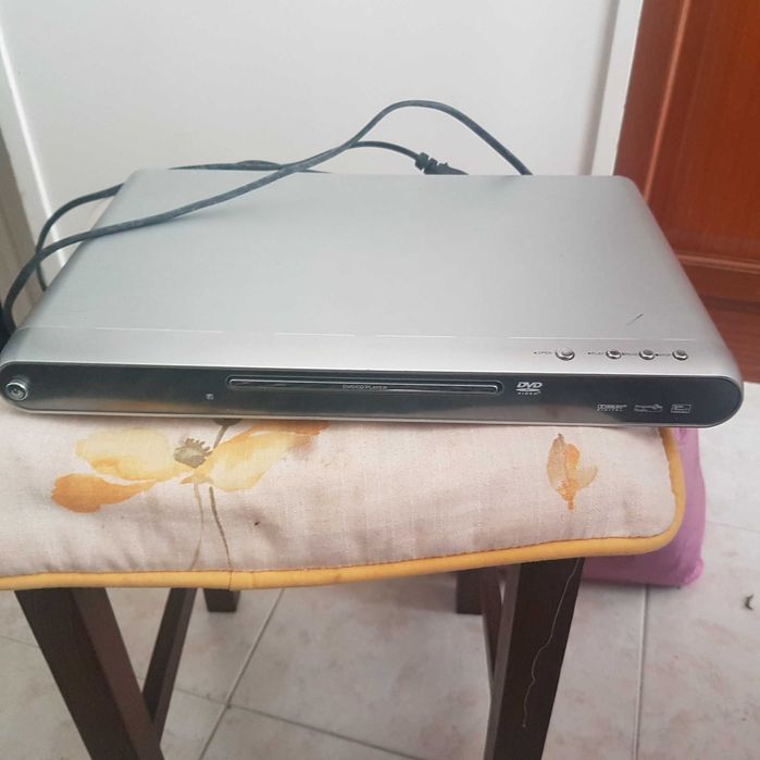 Leitor de DVD a funcionar