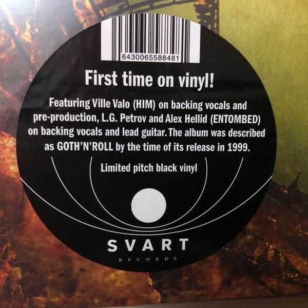 THE 69 EYES "Wasting the Dawn" Gatefold Pitch Black LP