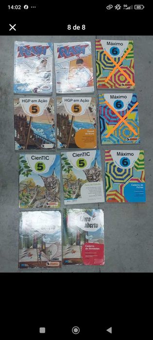 Manuais Escolares e Livros de Fichas 5° e 6° ano