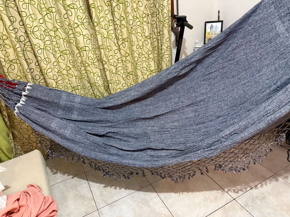 Rede casal com suporte para parede