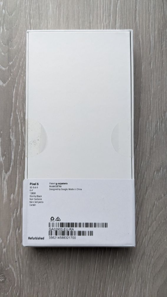 Pixel 6 nowy po wymianie gwarancyjnej Google