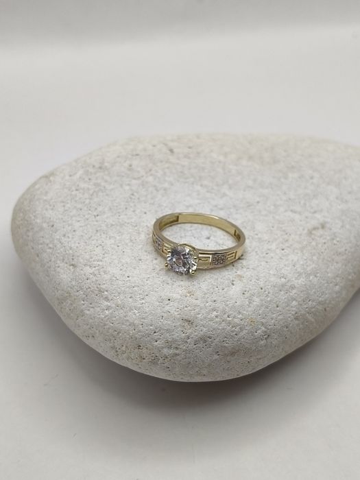 Złoty Pierścionek R15 Pr.585 Nowy Zapraszamy