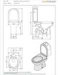 Sanindusa Sanita Compacta ALFA Branco 100022 Ao Chão Saída Horizontal