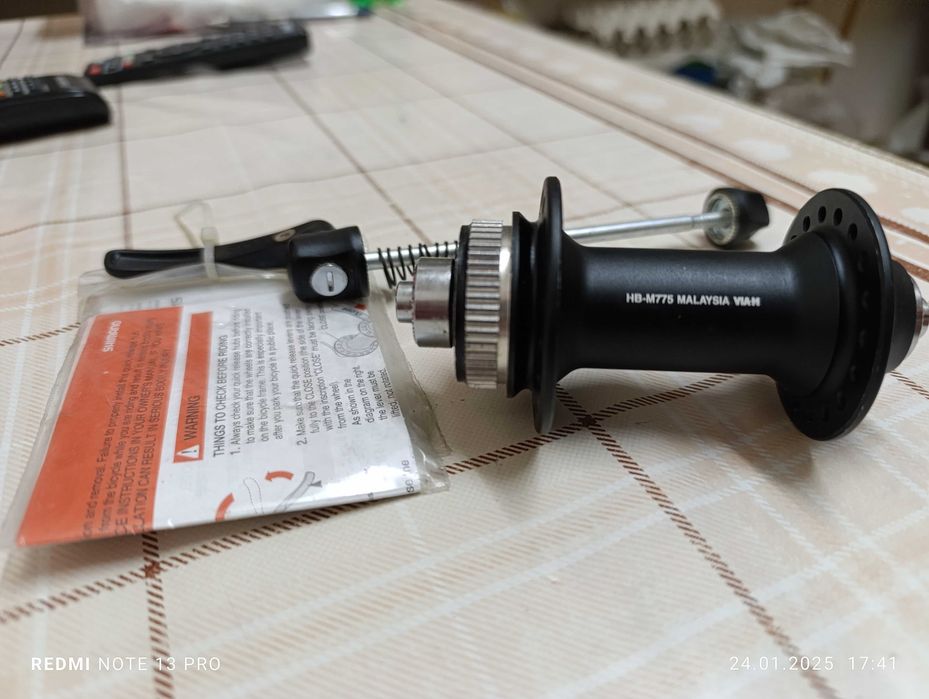 Втулка SHIMANO DEORE XT HB-M775 36h centerlock новая + эксцентрик