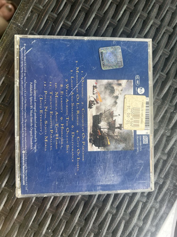 Vangelis 1492 plyta CD