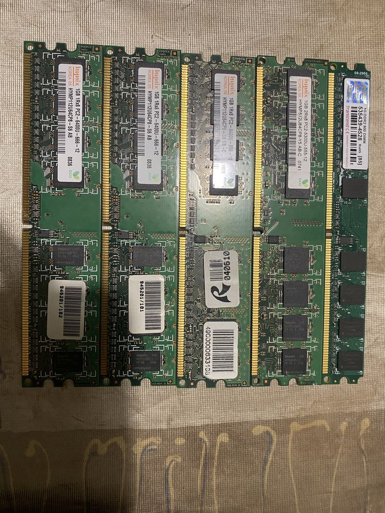 Оперативная память ddr2 1gb. 5 шт