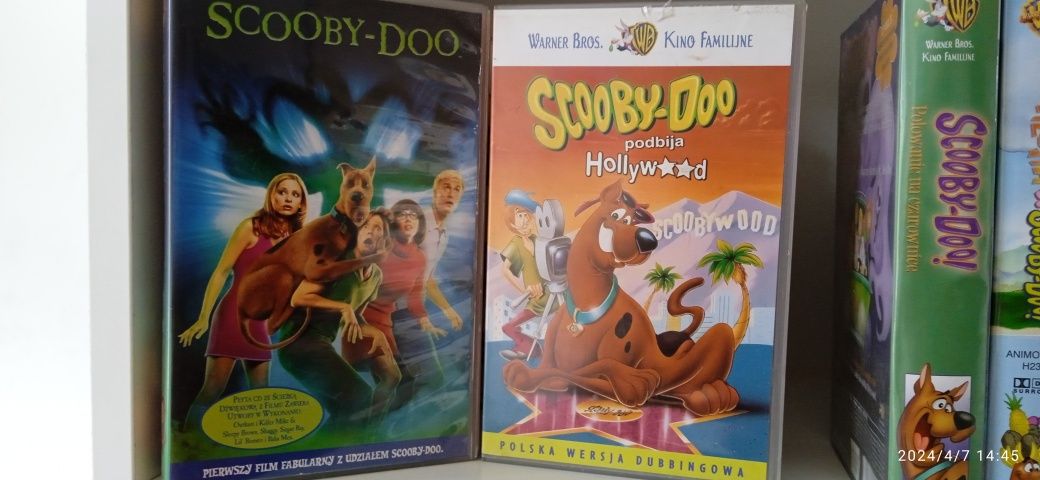 Scooby-Doo 11 kaset VHS + 100 dvd gratis
