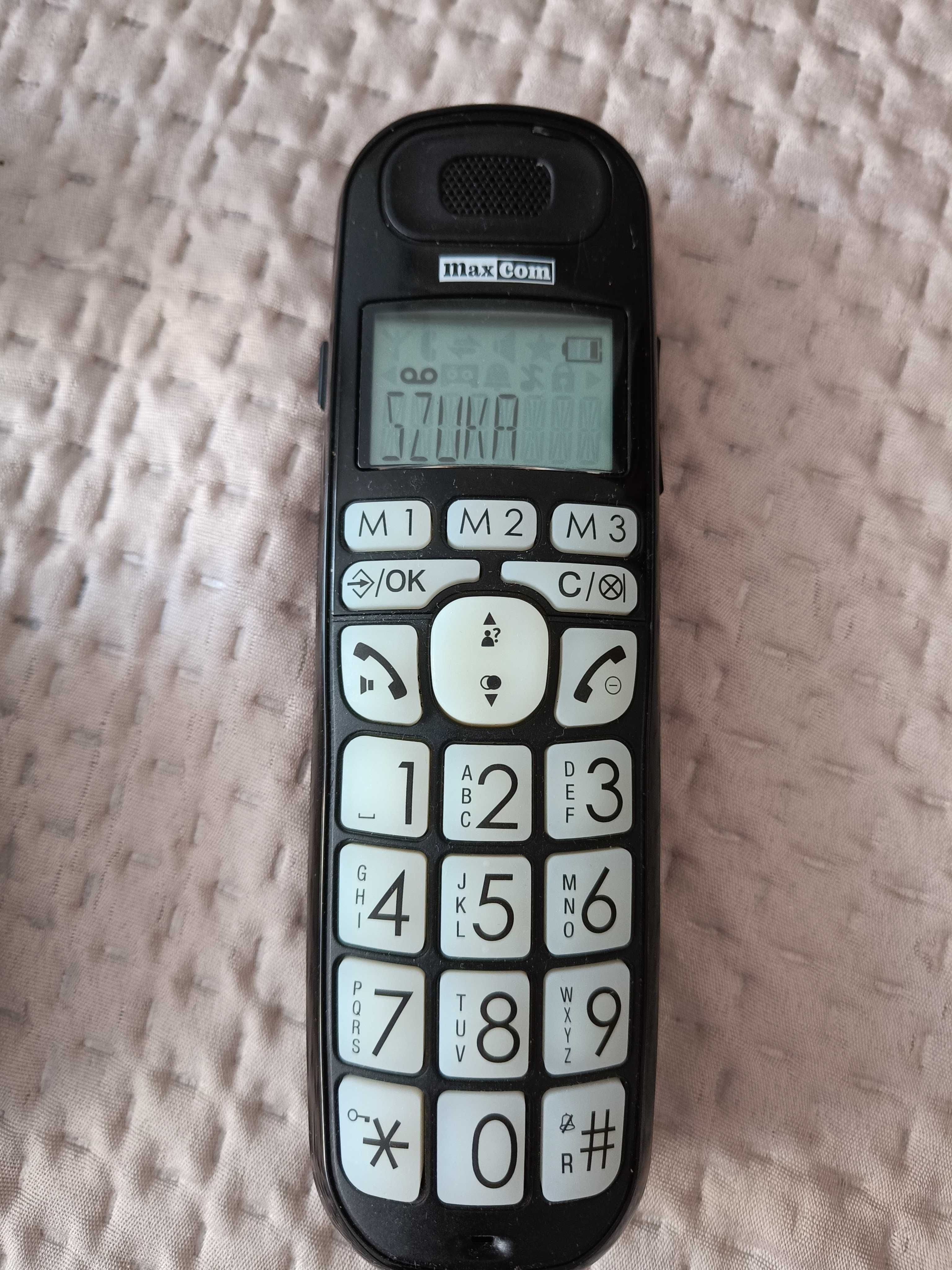 Telefon stacjonarny Maxcom MC6800 stan jak nowy