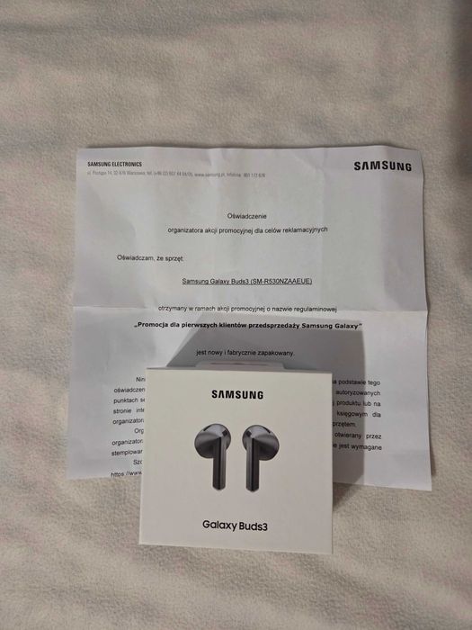 Samsung Galaxy Buds3 szare